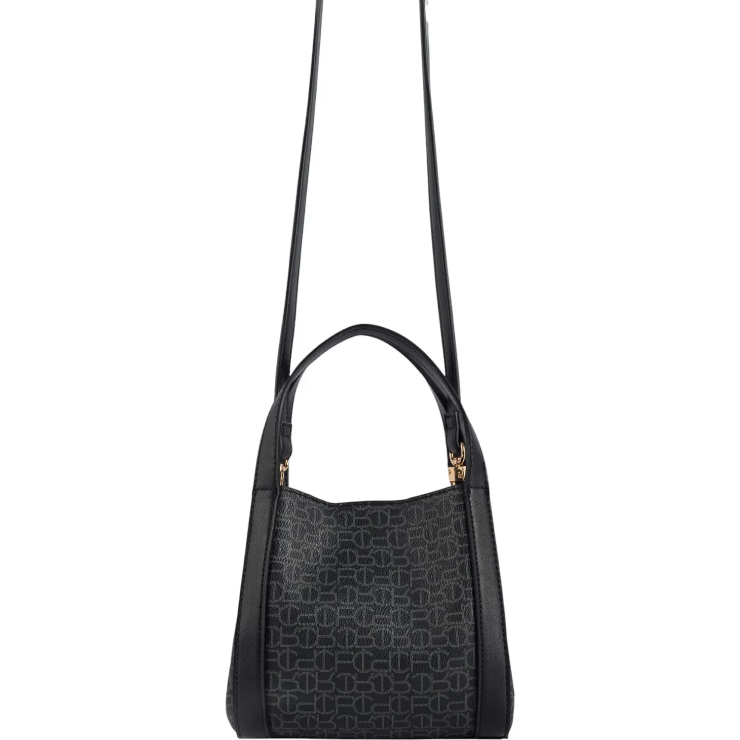 Bolso Crepier Mujer Satchel Sierra Chico color negro | Platanitos