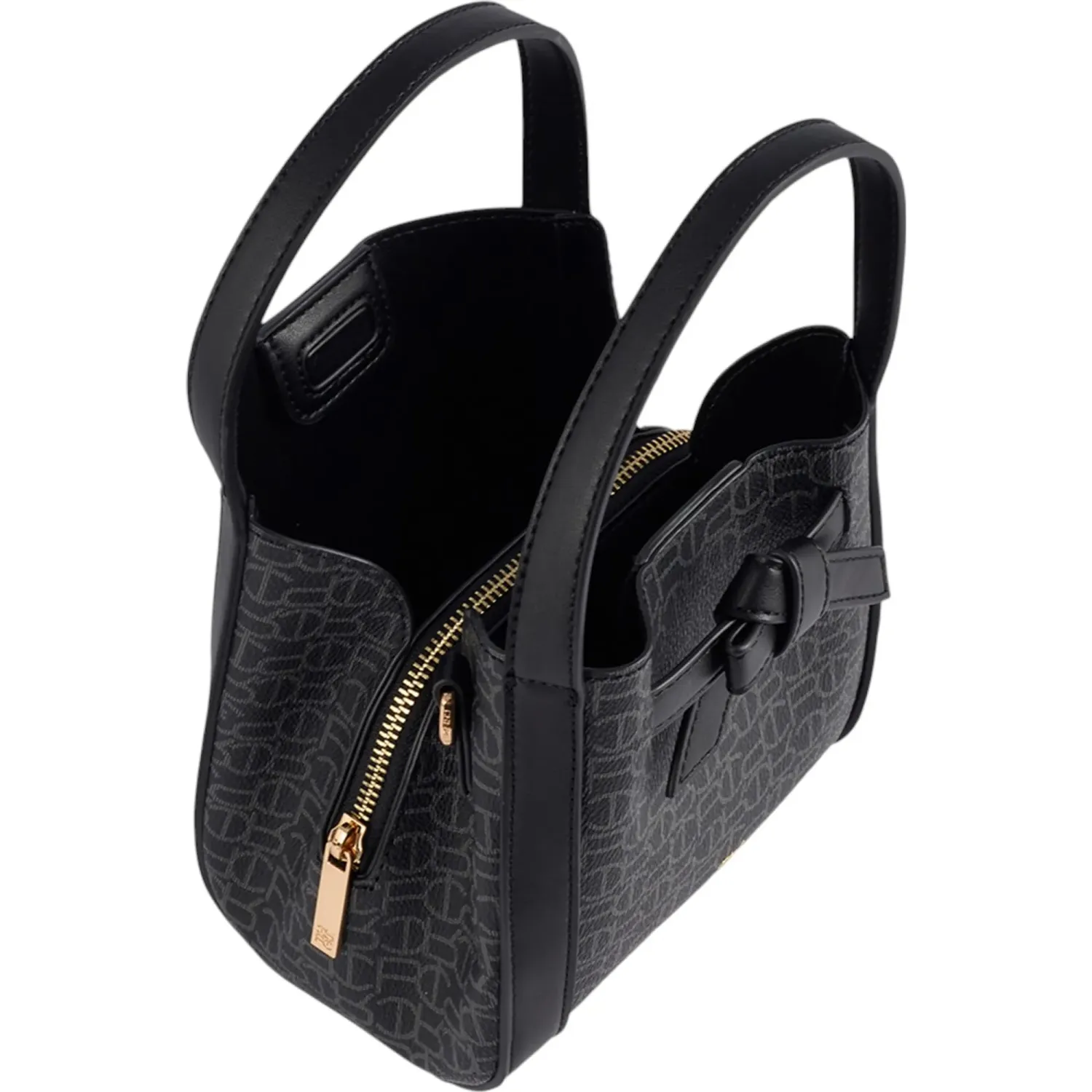 Bolso Crepier Mujer Satchel Sierra Chico color negro | Platanitos