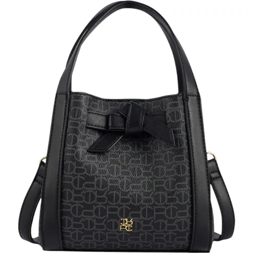 Bolso Crepier Mujer Satchel Sierra Chico color negro | Platanitos