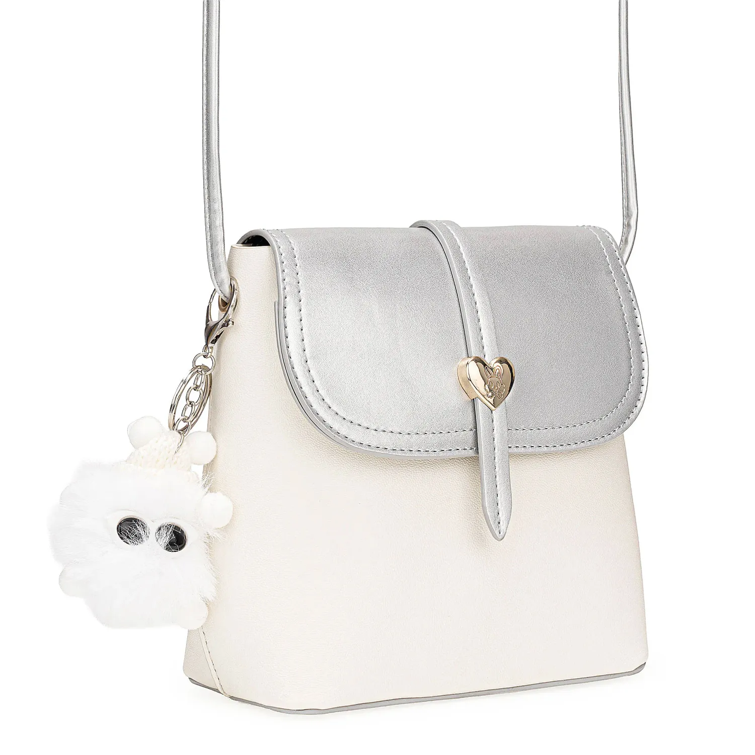 Cartera Limoni Casual Dama Amara color off white | Platanitos
