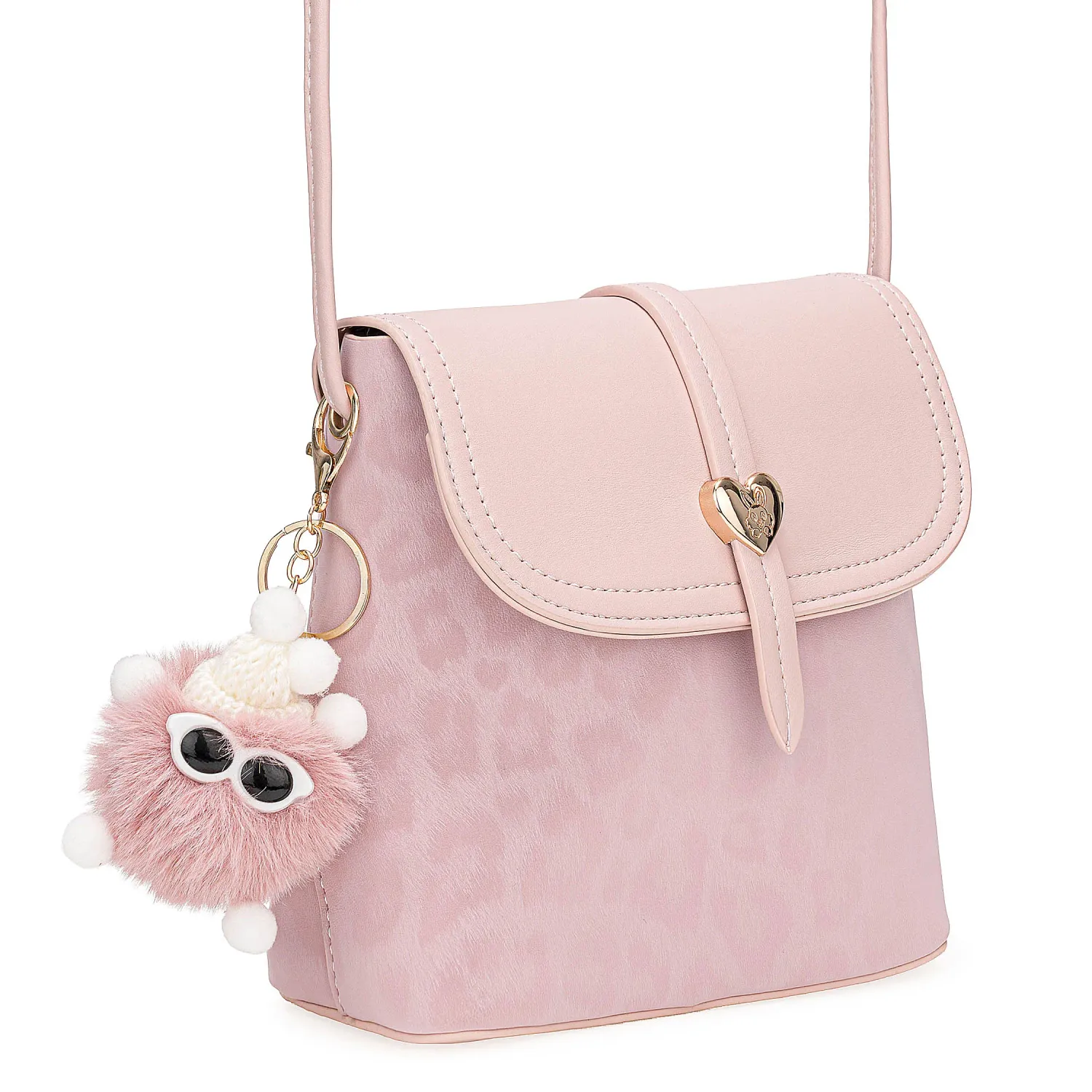 Cartera Limoni Casual Dama Nahla color rosado | Platanitos