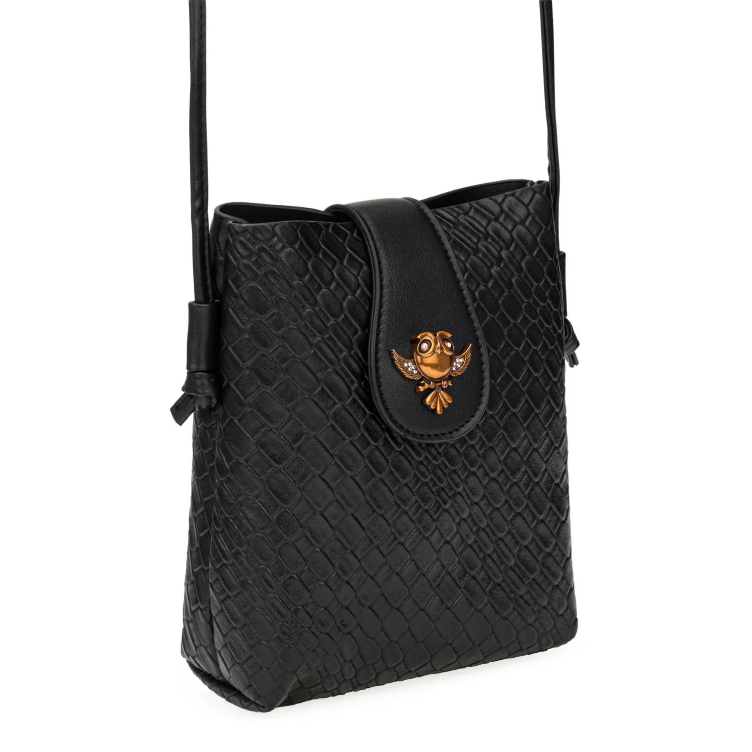 Cartera Limoni Casual Dama Estela color negro | Platanitos