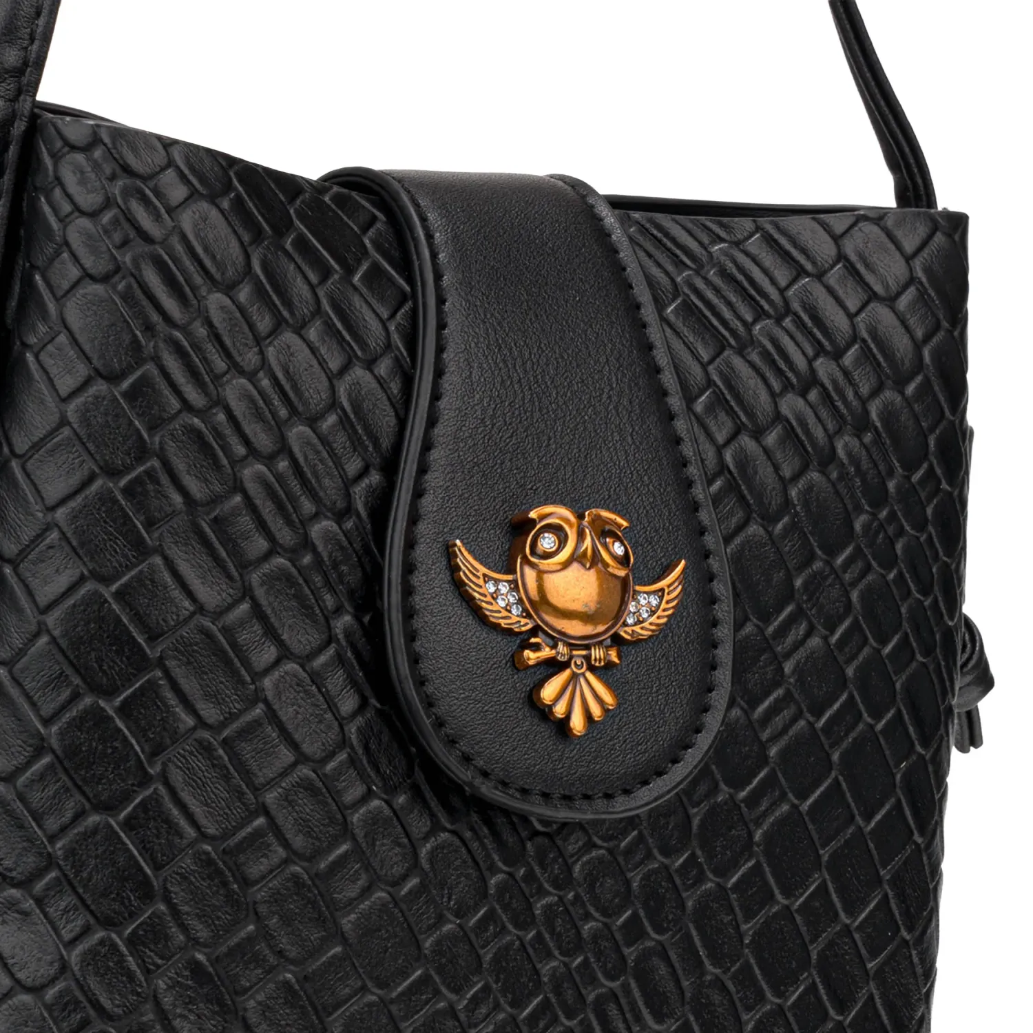 Cartera Limoni Casual Dama Estela color negro | Platanitos