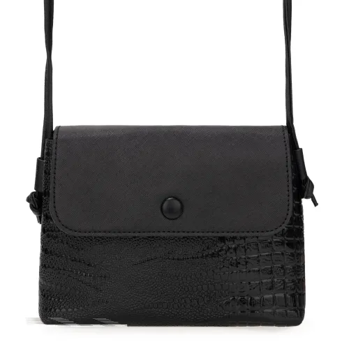 Cartera Limoni Casual Dama Eira color negro | Platanitos