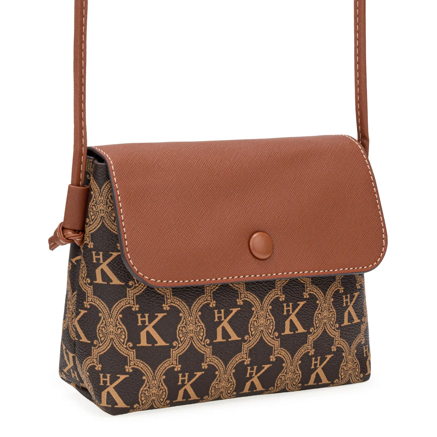 Cartera Limoni Casual Dama Maelle color camel | Platanitos