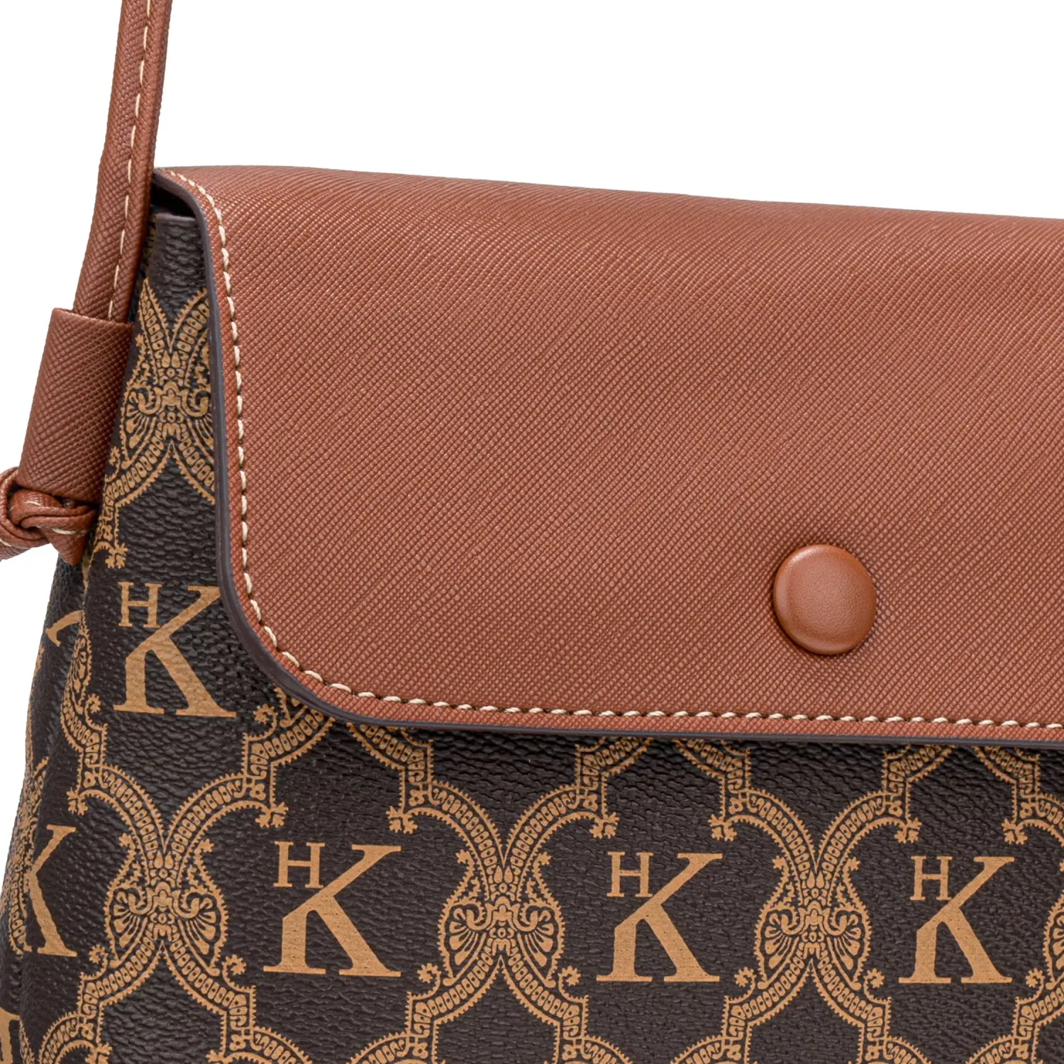 Cartera Limoni Casual Dama Maelle color camel | Platanitos