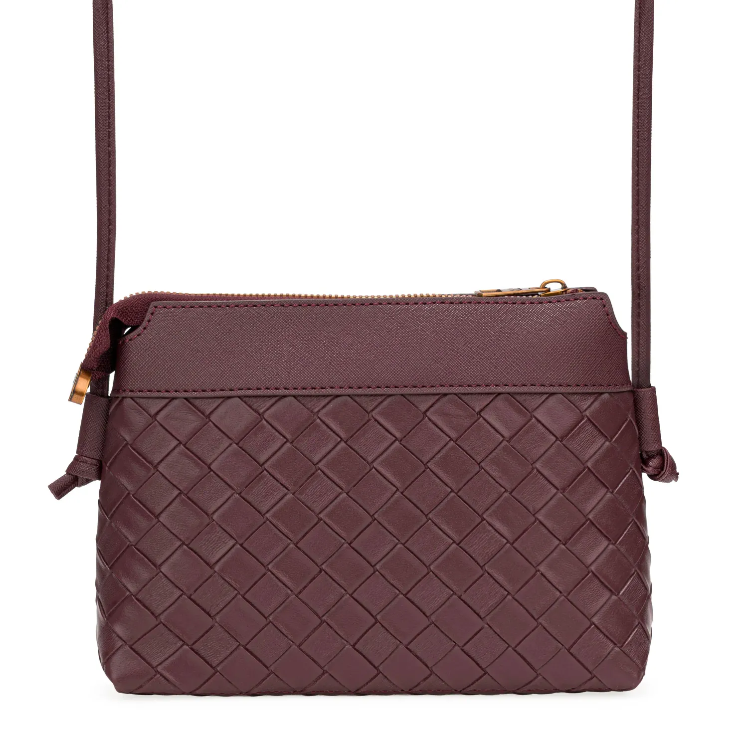 Cartera Limoni Casual Dama Isadora color guinda | Platanitos