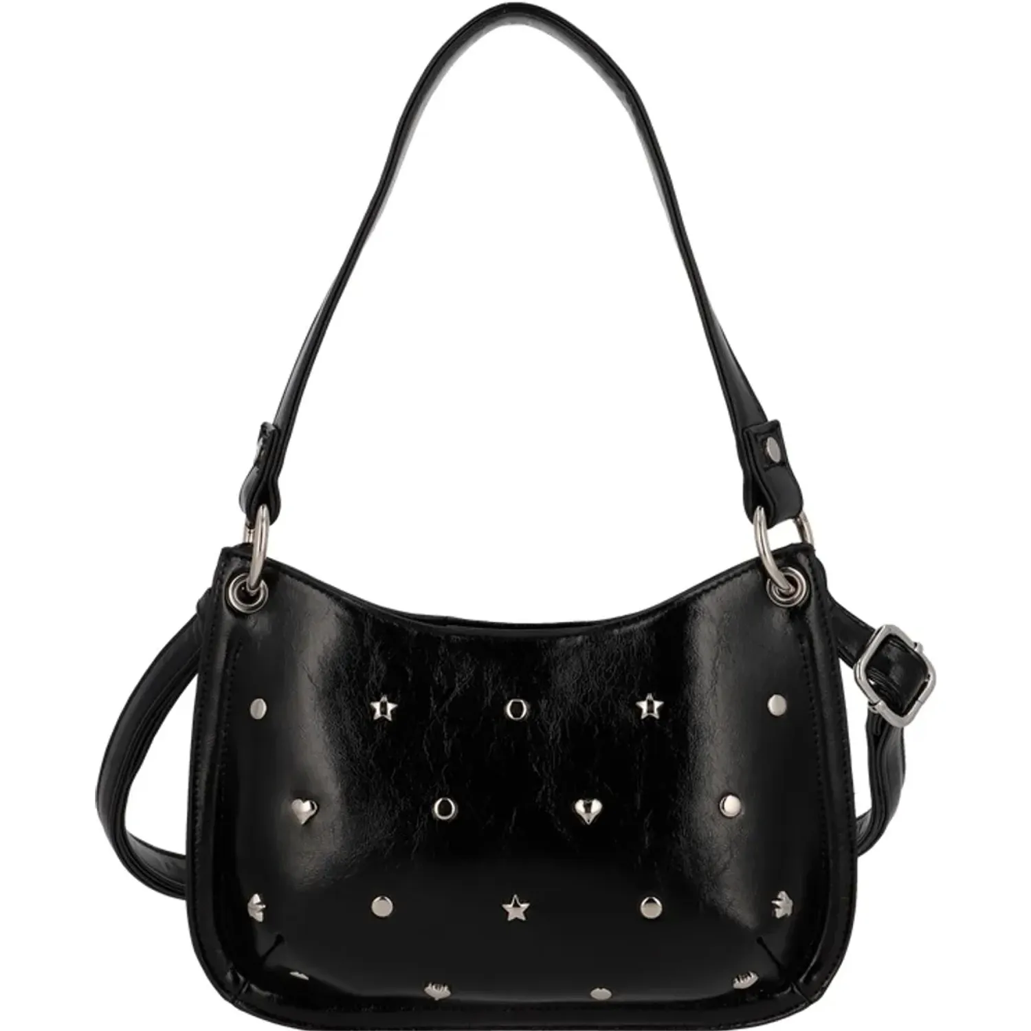 Cartera Secret Mujer Berlin Mediana color negro | Platanitos