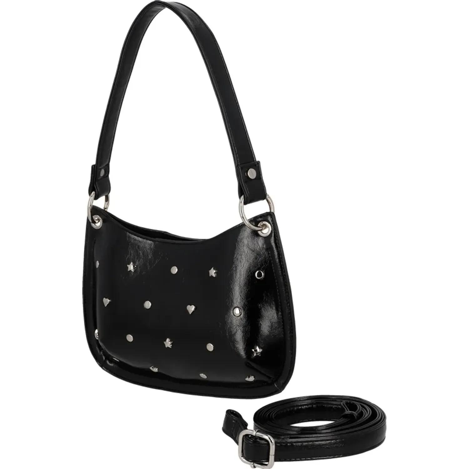 Cartera Secret Mujer Berlin Mediana color negro | Platanitos