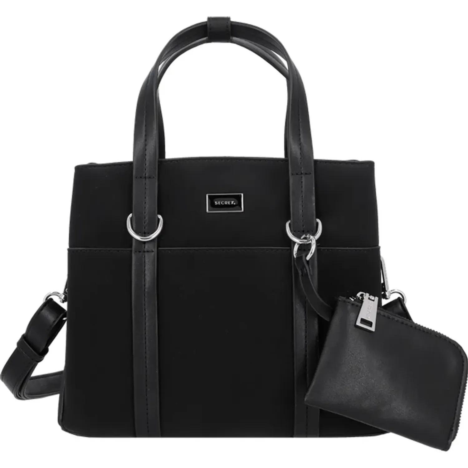 Secret Cartera Secret Mujer Burgos Mediana color negro | Platanitos