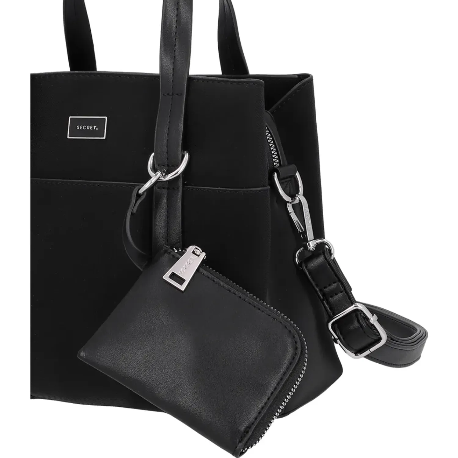 Secret Cartera Secret Mujer Burgos Mediana color negro | Platanitos