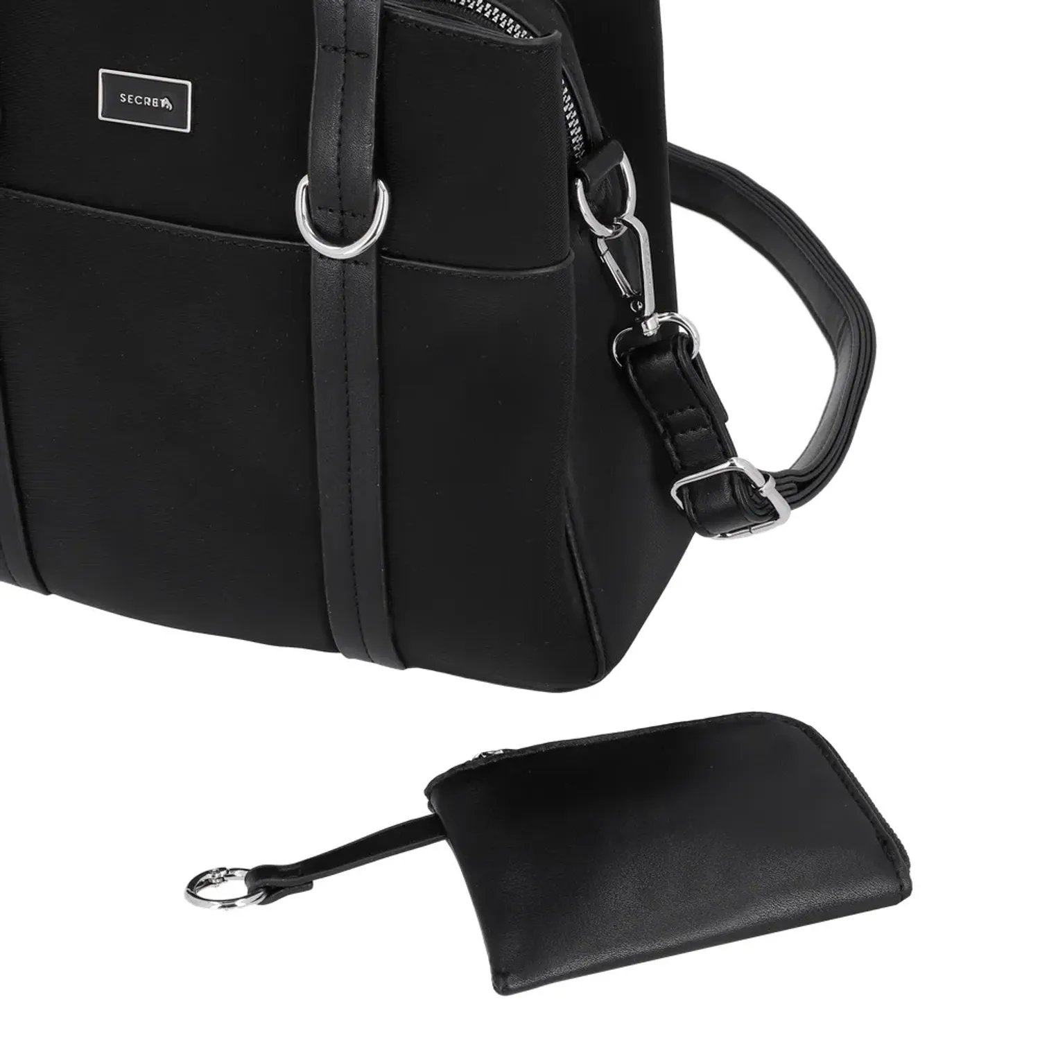 Secret Cartera Secret Mujer Burgos Mediana color negro | Platanitos