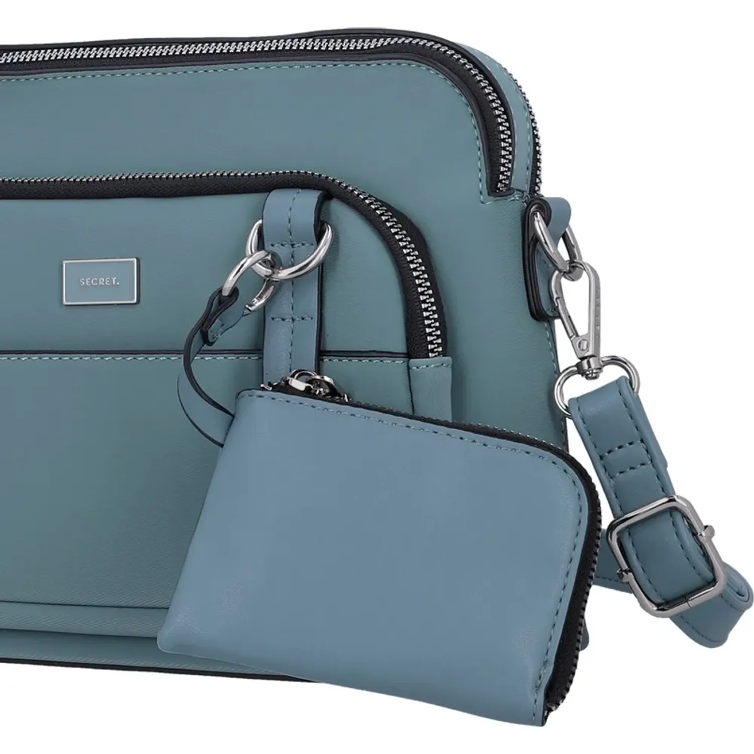 Secret Cartera Secret Mujer Burgos Pequeña color azul | Platanitos