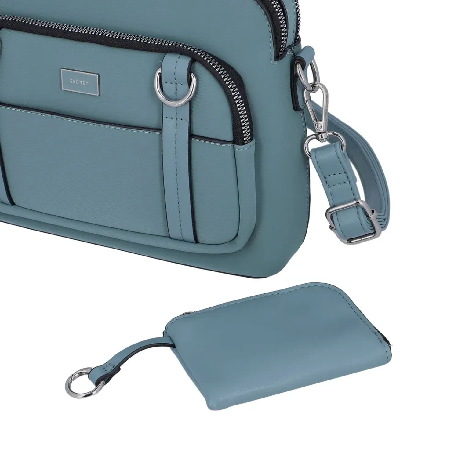 Secret Cartera Secret Mujer Burgos Pequeña color azul | Platanitos