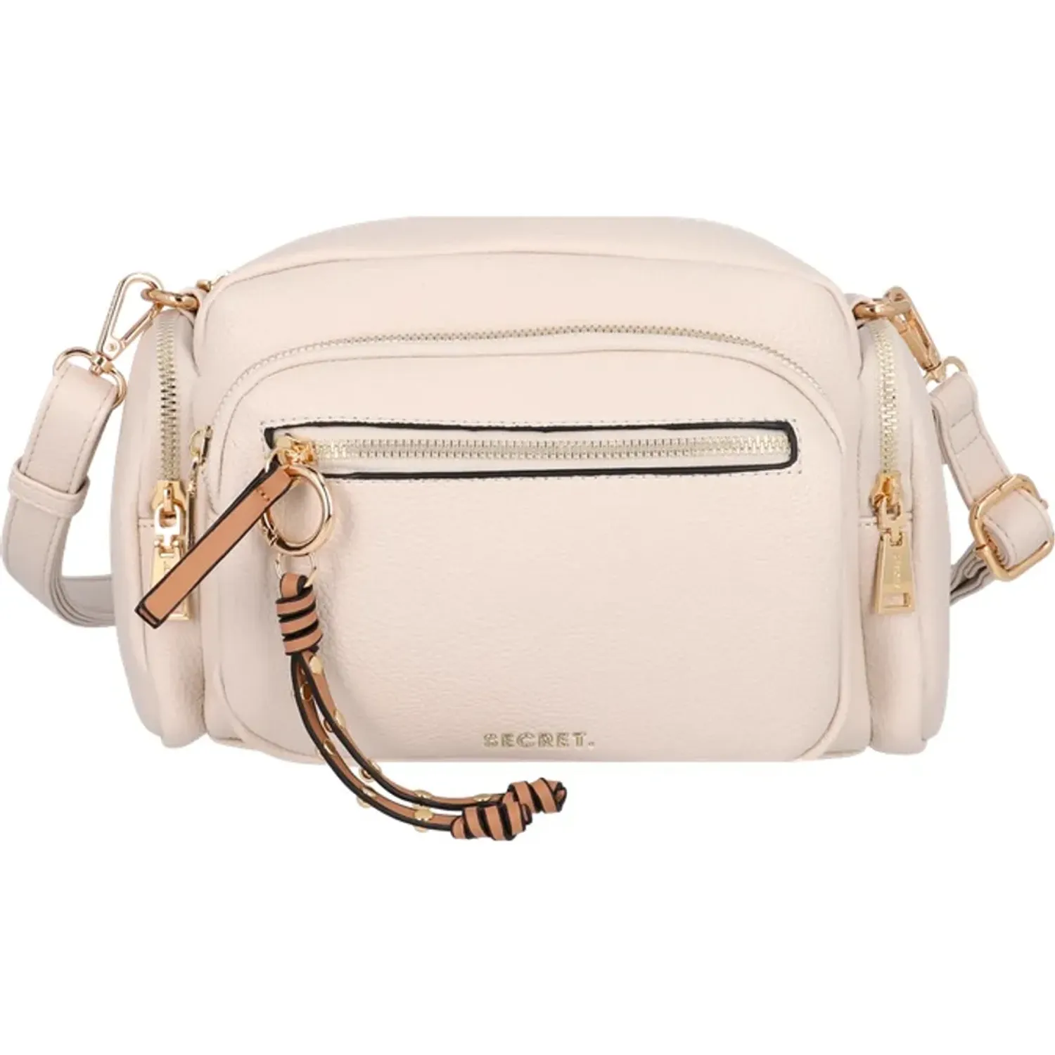 Cartera Secret Mujer Lucca Mediana color beige | Platanitos