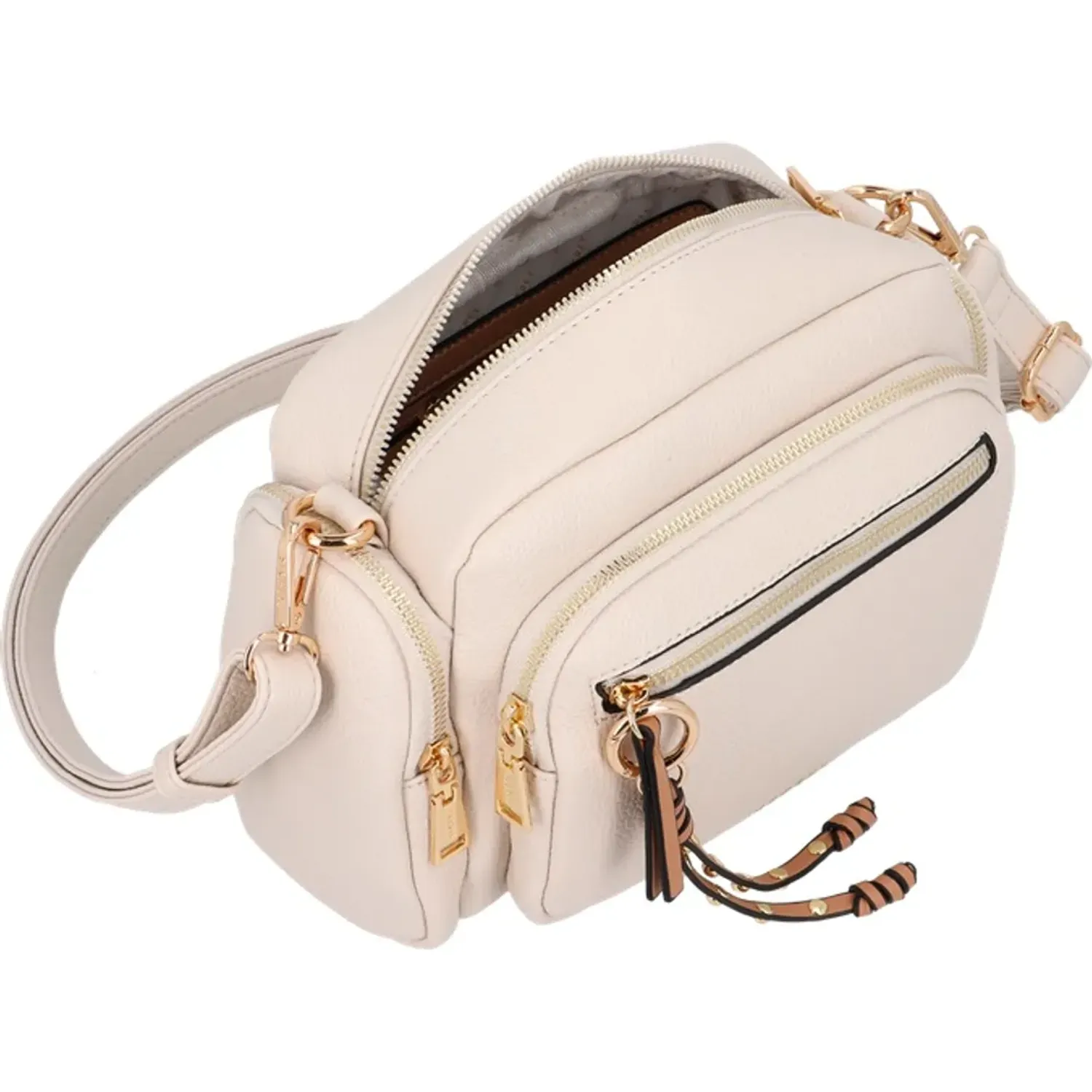 Cartera Secret Mujer Lucca Mediana color beige | Platanitos