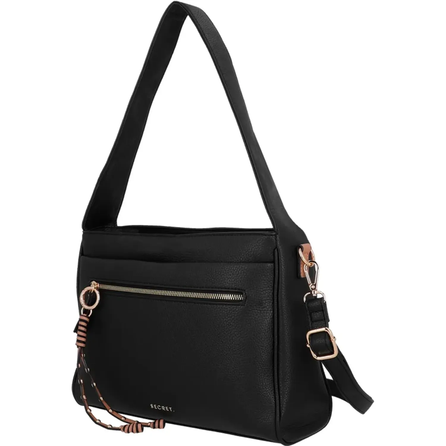 Secret Cartera Secret Mujer Lucca Grande color negro | Platanitos