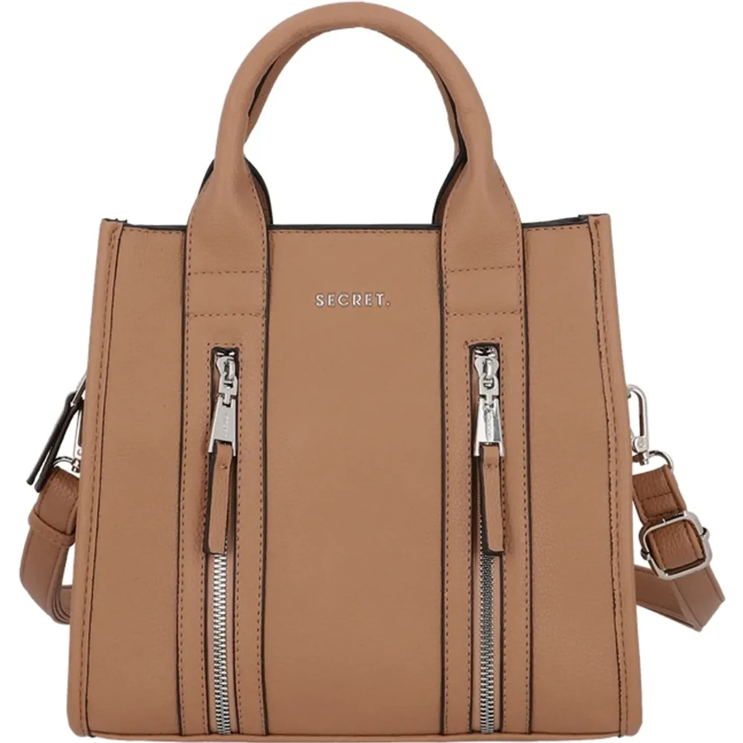 Cartera Secret Mujer Malta Mediana color beige | Platanitos