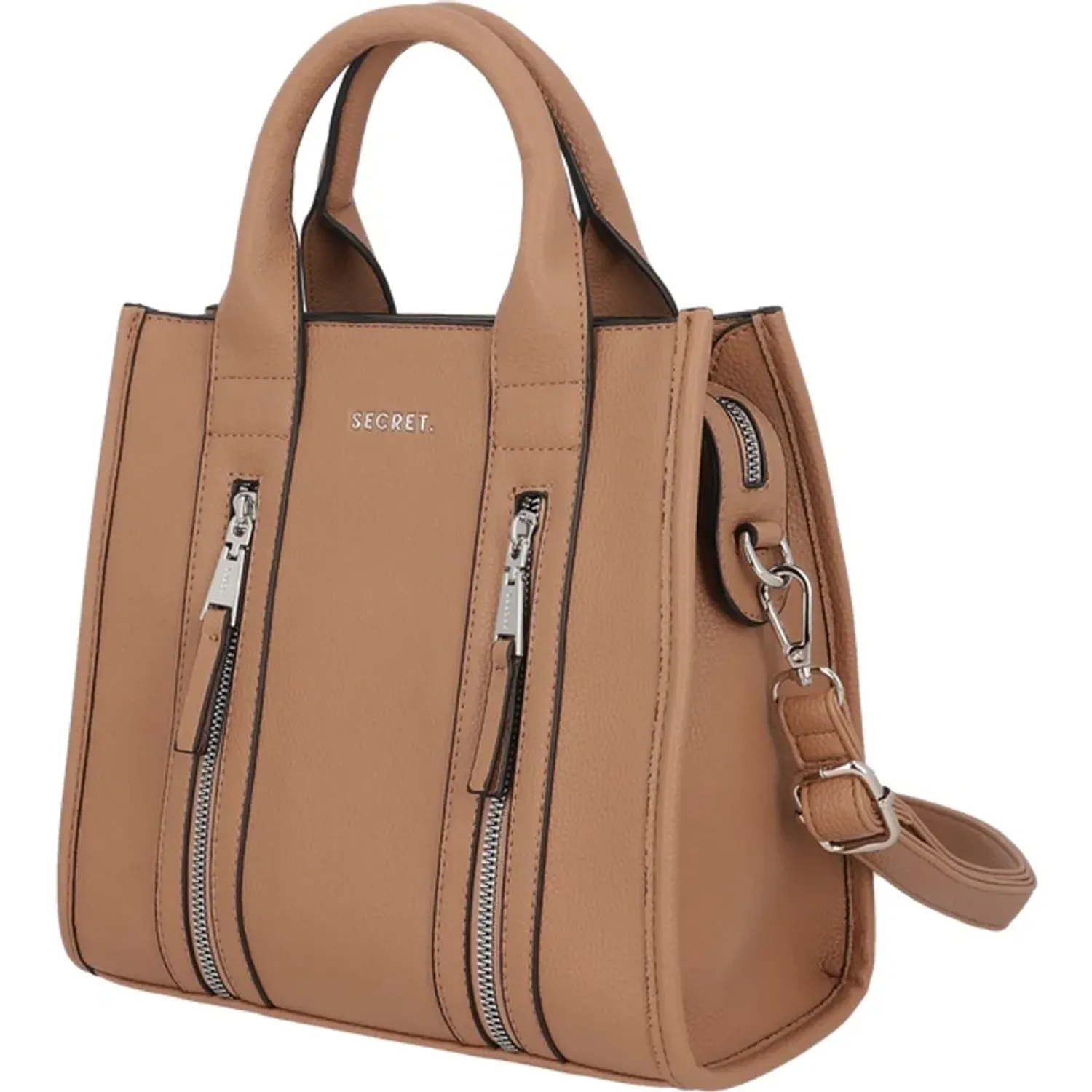 Cartera Secret Mujer Malta Mediana color beige | Platanitos