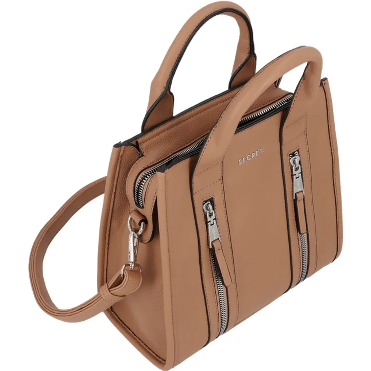 Cartera Secret Mujer Malta Mediana color beige | Platanitos