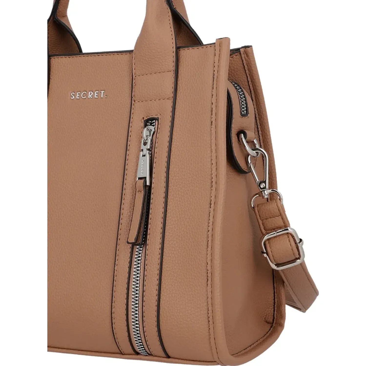 Cartera Secret Mujer Malta Mediana color beige | Platanitos