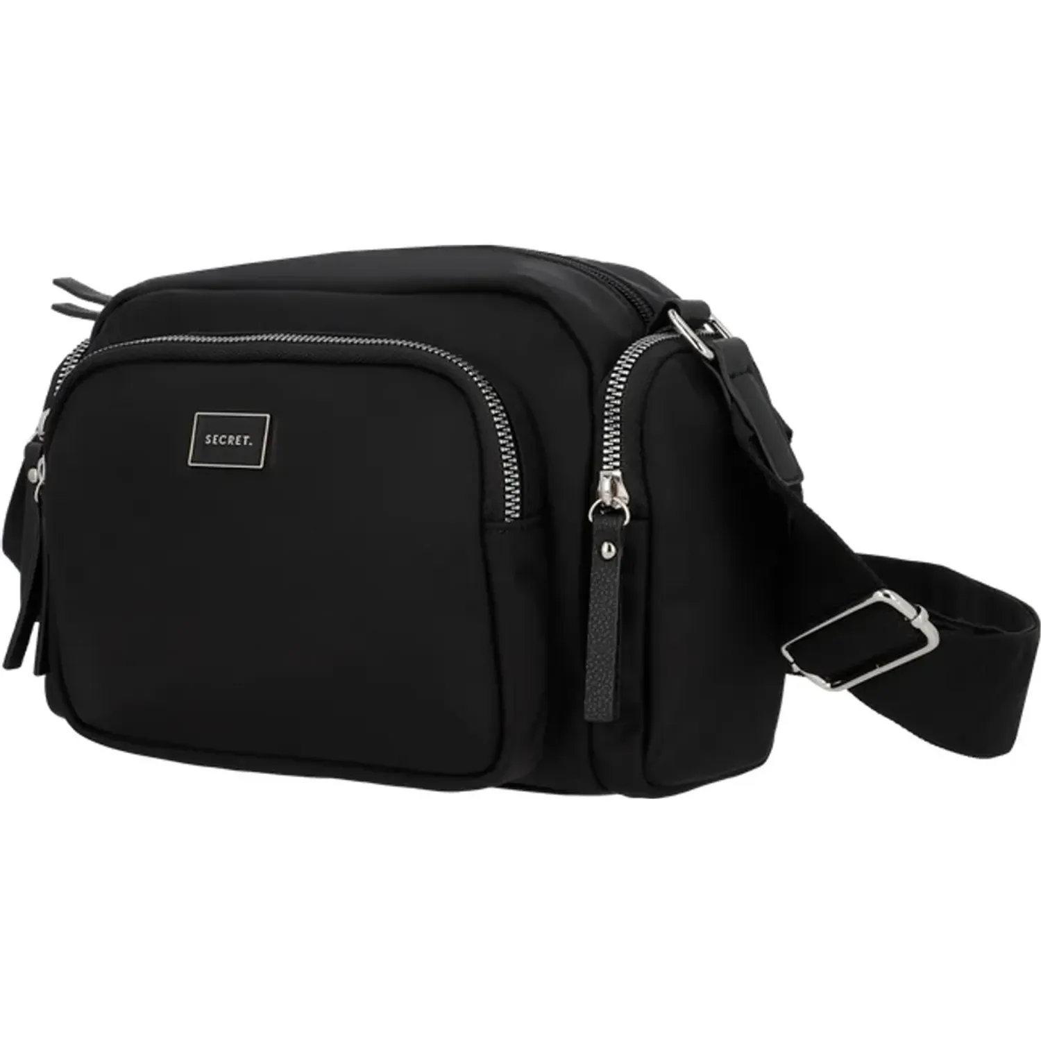 Cartera Secret Mujer Michigan Mediana color negro | Platanitos