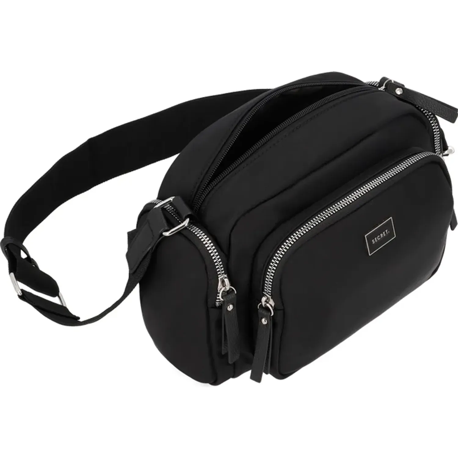Cartera Secret Mujer Michigan Mediana color negro | Platanitos