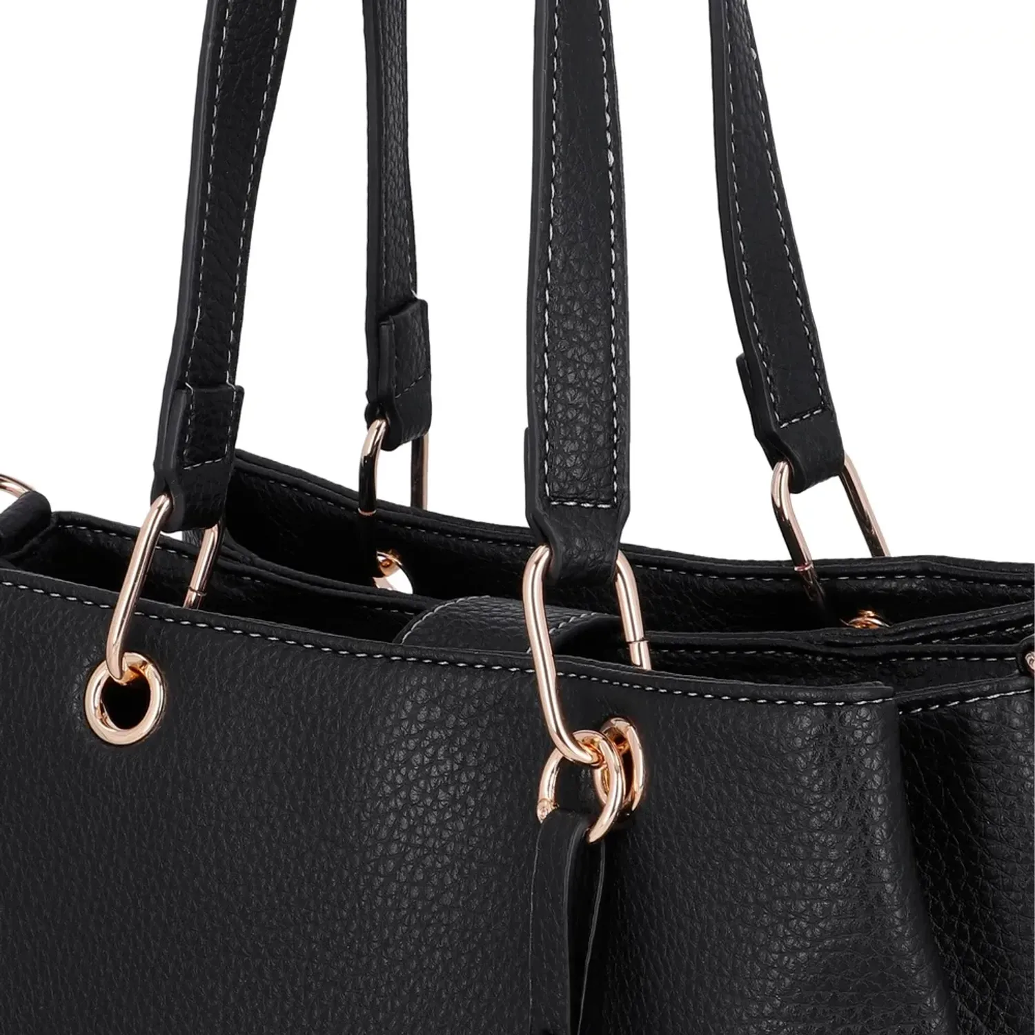 Cartera Secret Mujer Pamplona Mediana color negro | Platanitos