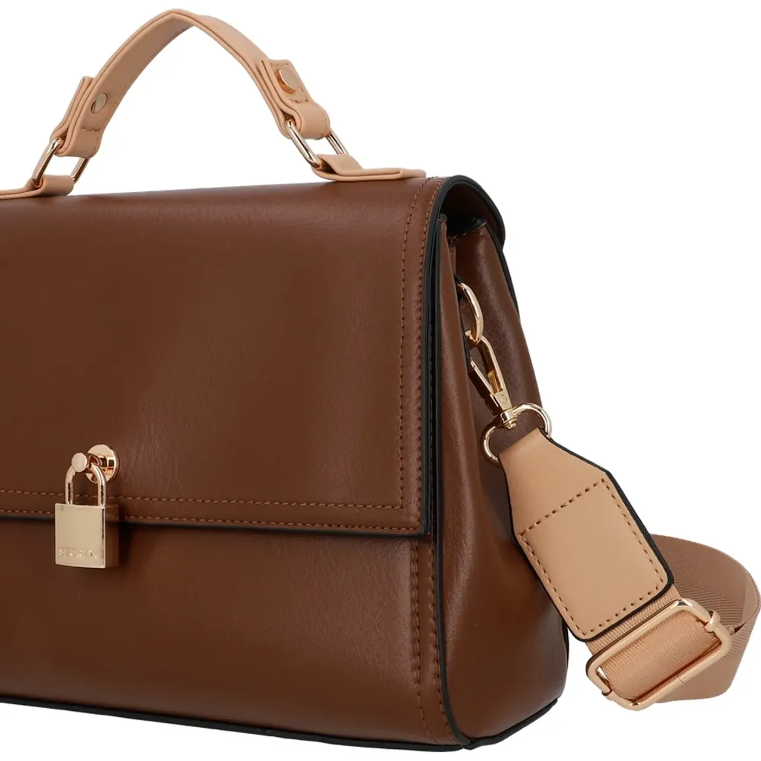 Cartera Secret Mujer Ravena Mediana color café | Platanitos