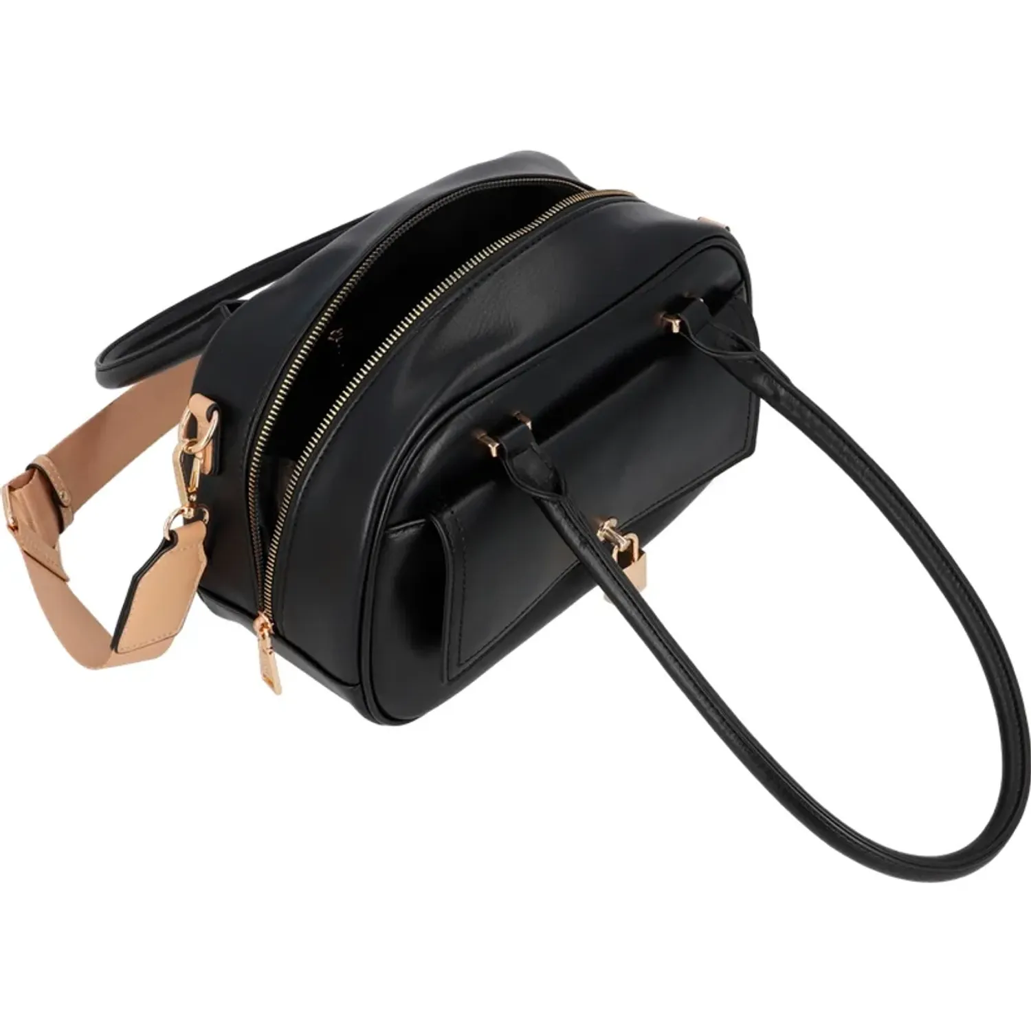 Secret Cartera Secret Mujer Ravena Mediana color negro | Platanitos