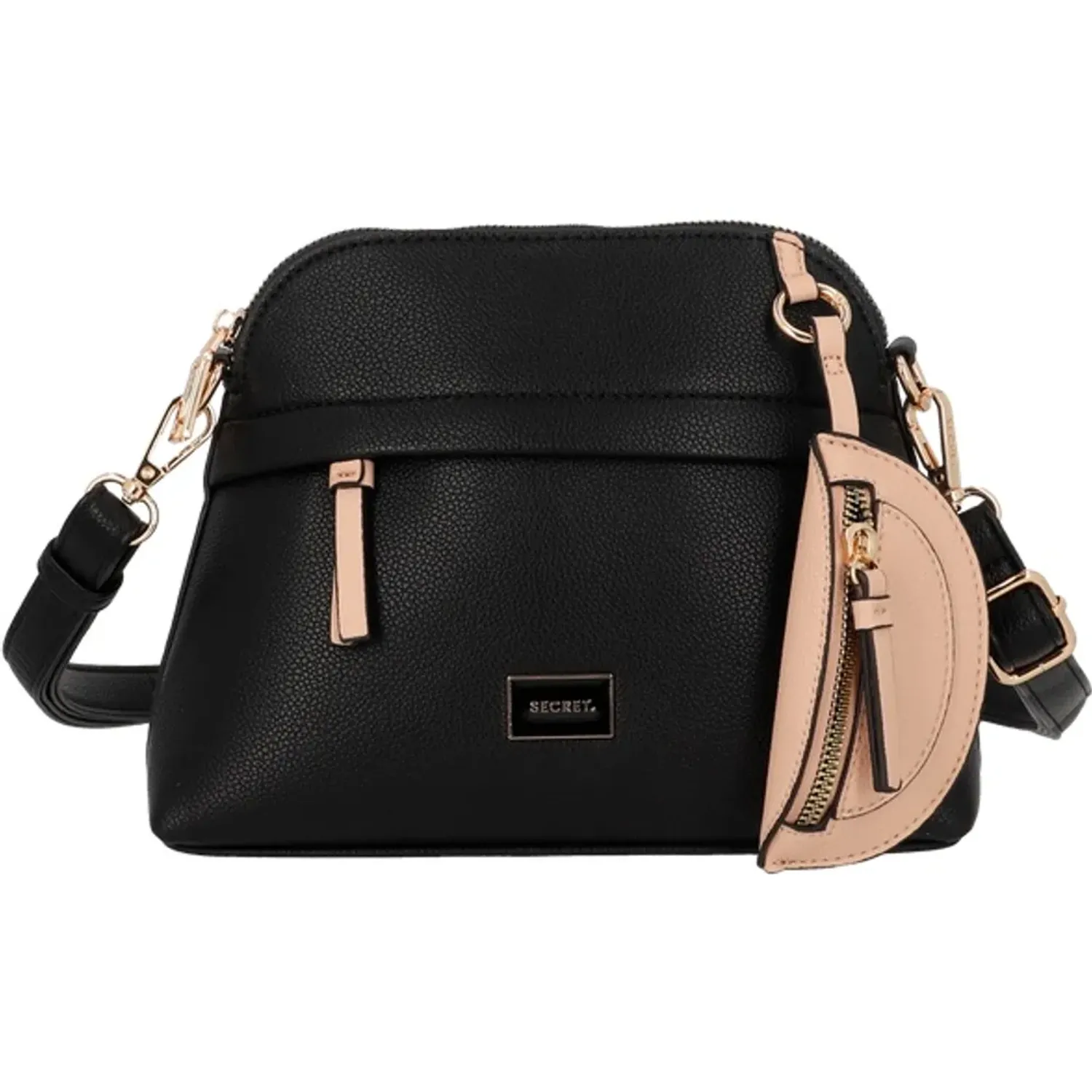 Cartera Secret Mujer Sicilia Pequeña color negro | Platanitos