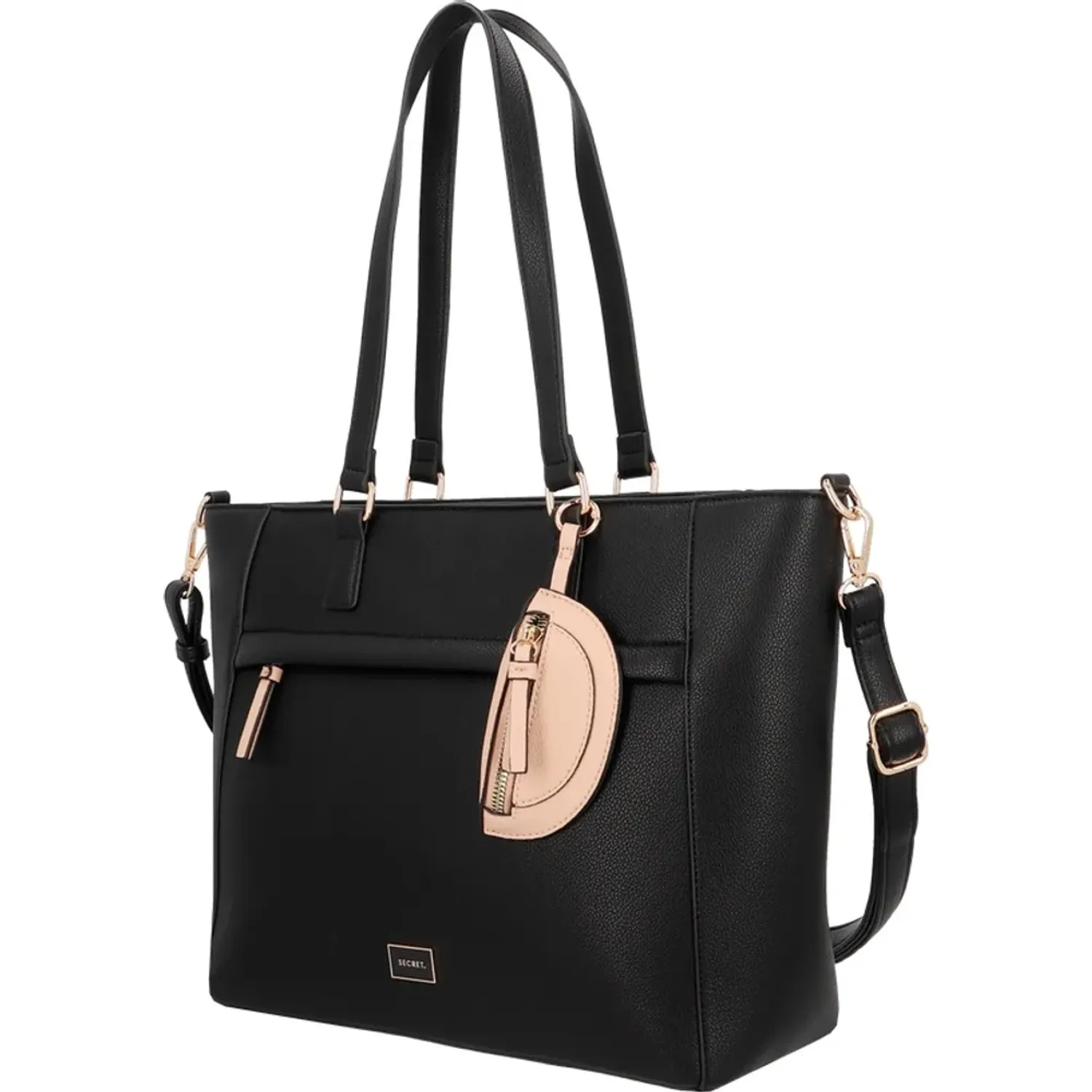 Cartera Secret Mujer Sicilia Grande color negro | Platanitos