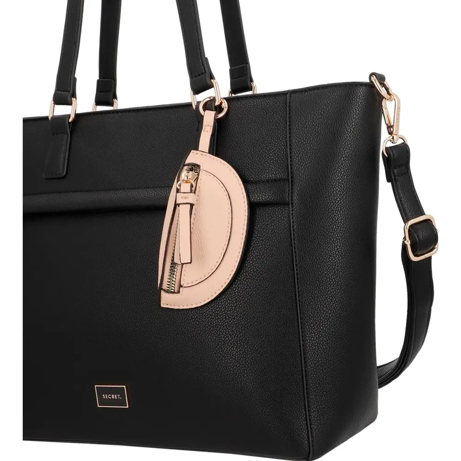 Cartera Secret Mujer Sicilia Grande color negro | Platanitos