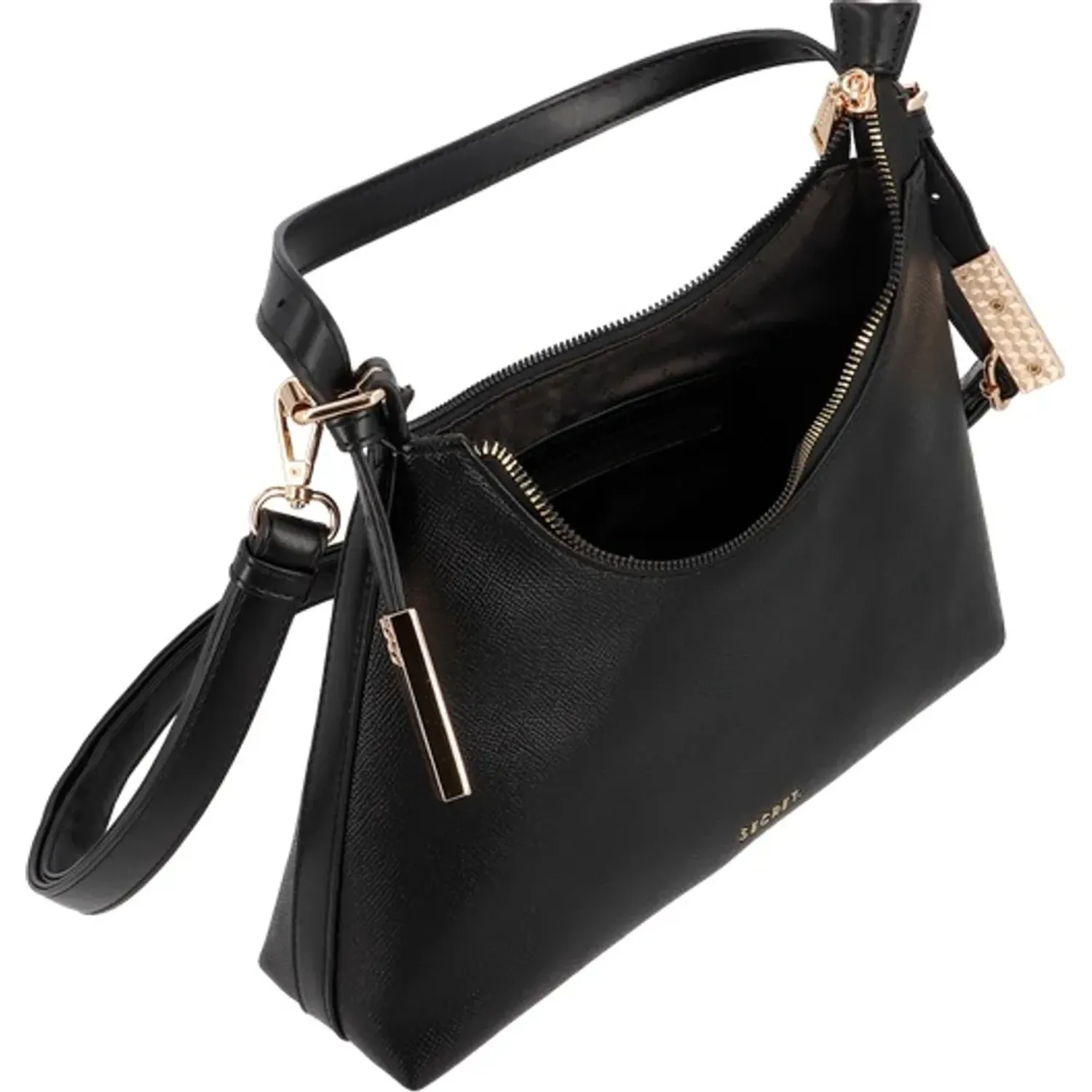 Cartera Secret Mujer Zagreb Mediana color negro | Platanitos
