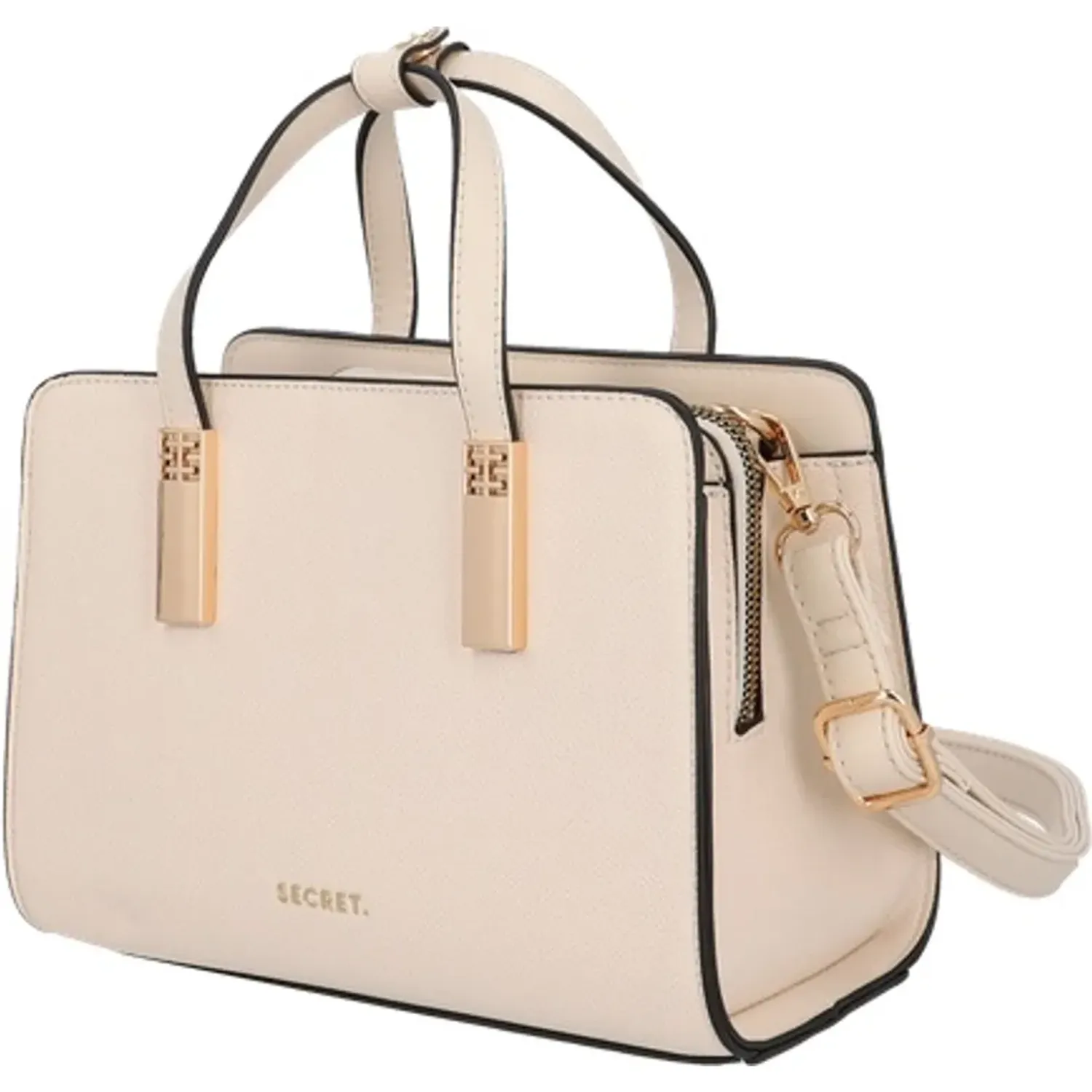 Cartera Secret Mujer Zagreb Pequeña color beige | Platanitos