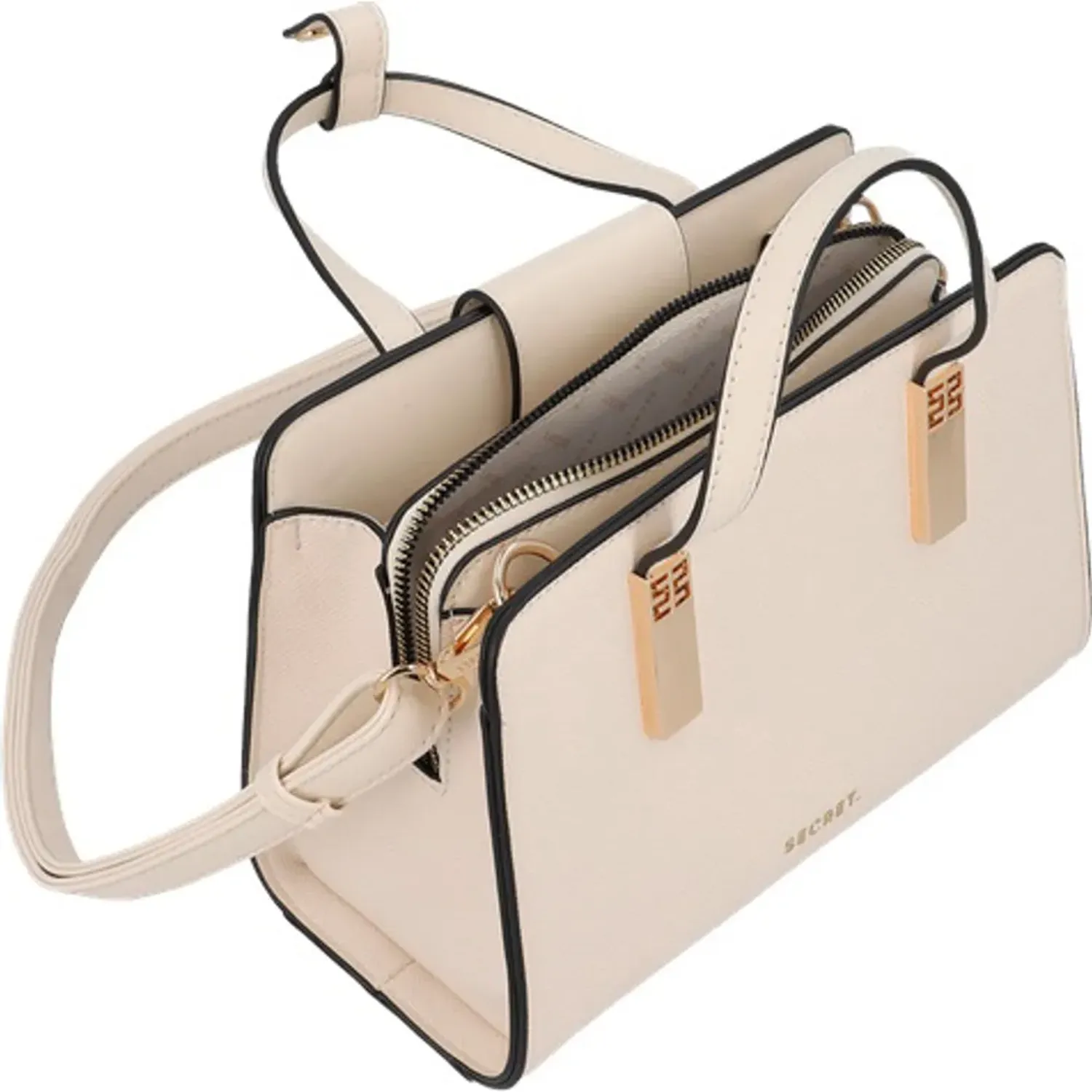 Cartera Secret Mujer Zagreb Pequeña color beige | Platanitos