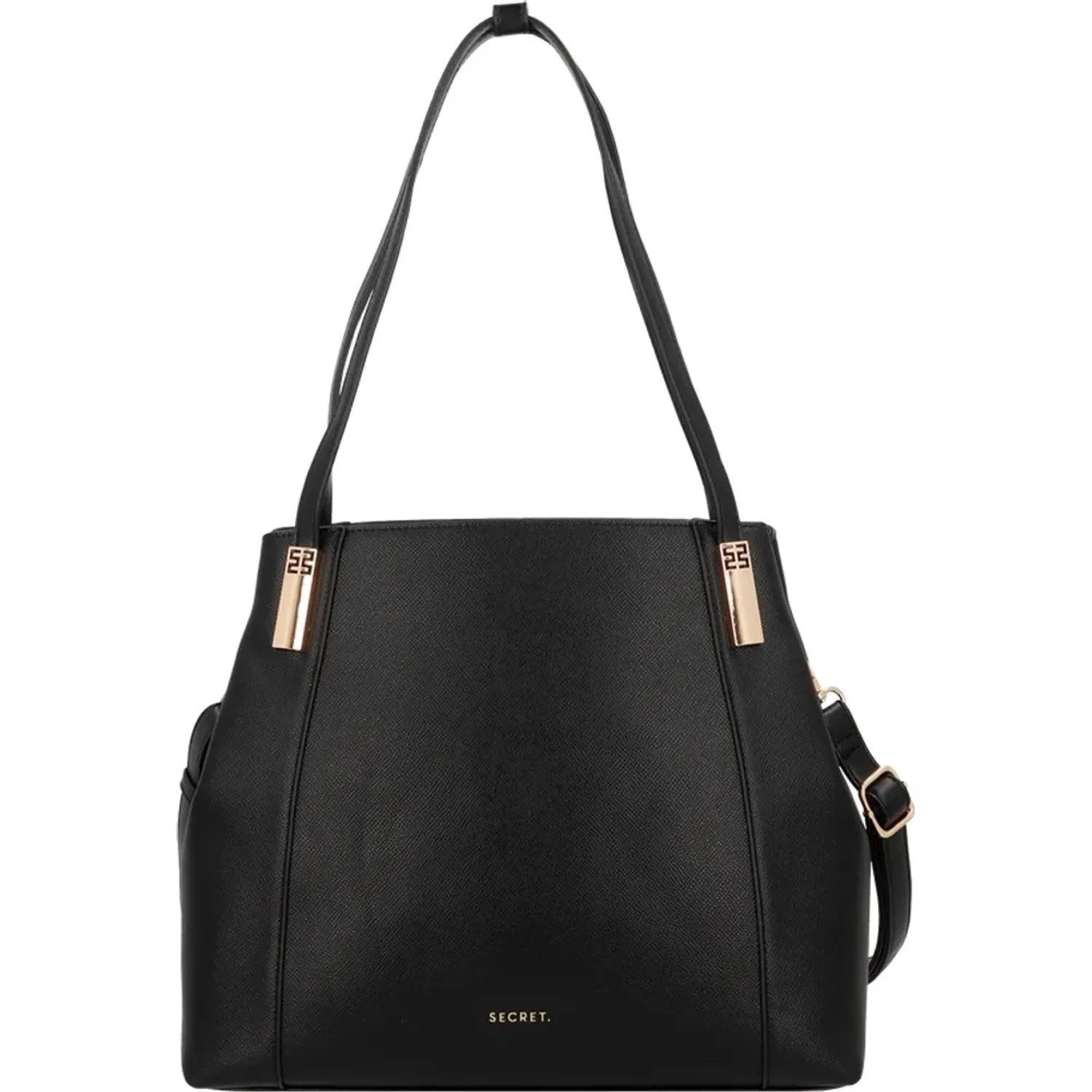 Cartera Secret Mujer Zagreb Grande color negro | Platanitos