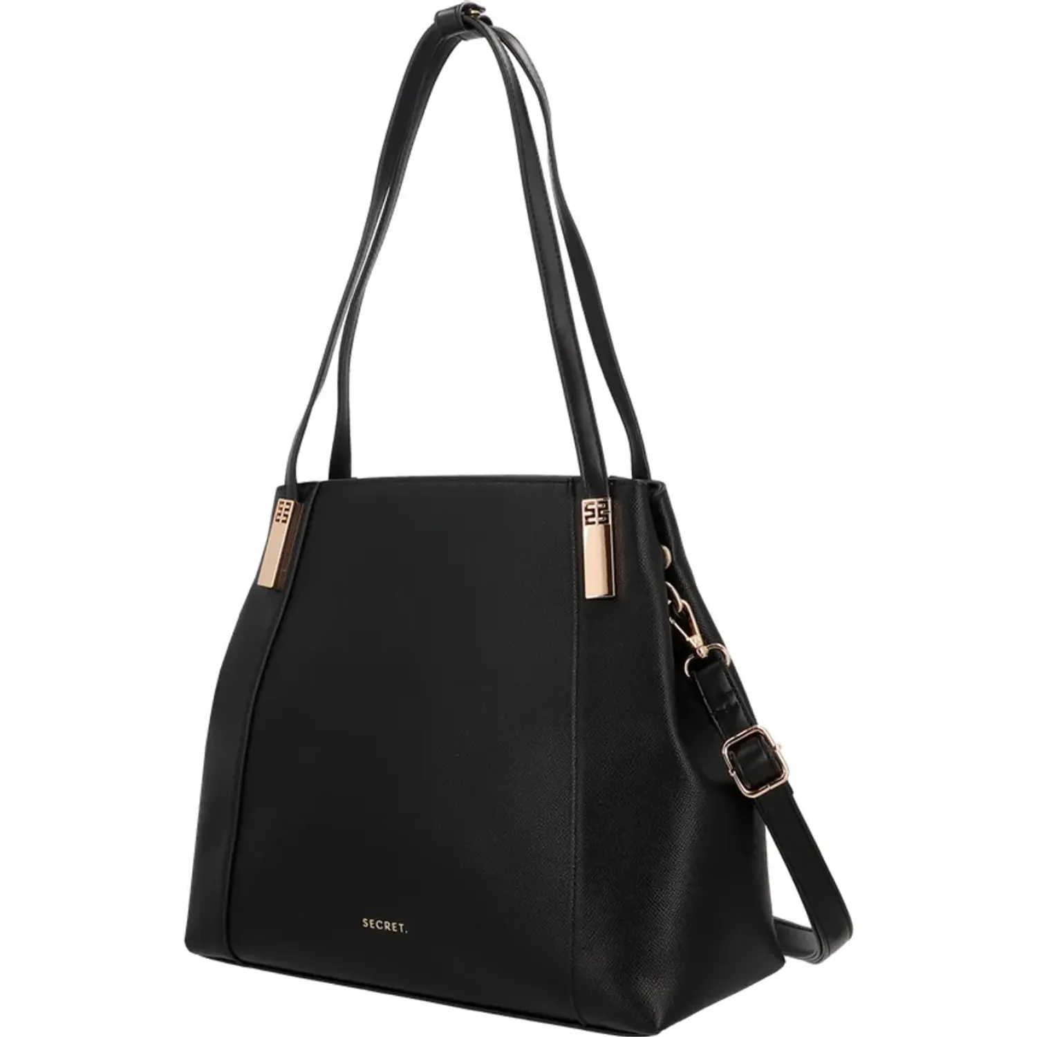 Cartera Secret Mujer Zagreb Grande color negro | Platanitos