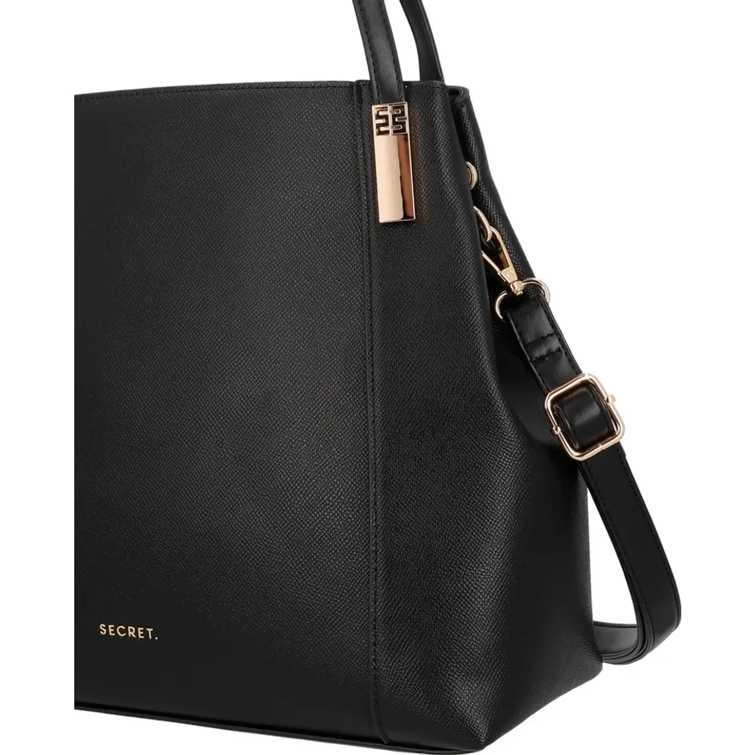 Cartera Secret Mujer Zagreb Grande color negro | Platanitos