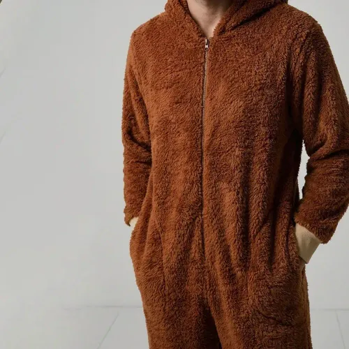 Kayser Pijama Unisex Juvenil Enterizo Coral Fleece