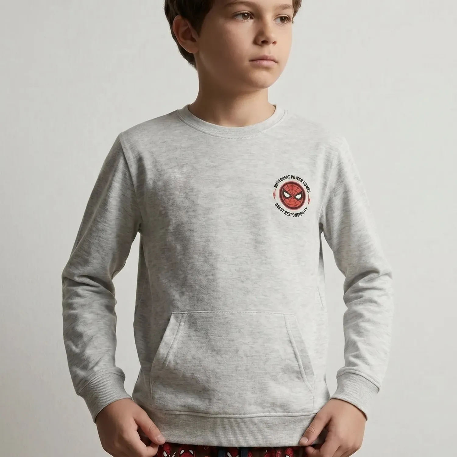 Kayser Pijama Kayser Niño Pantalon Algodon color gris | Platanitos