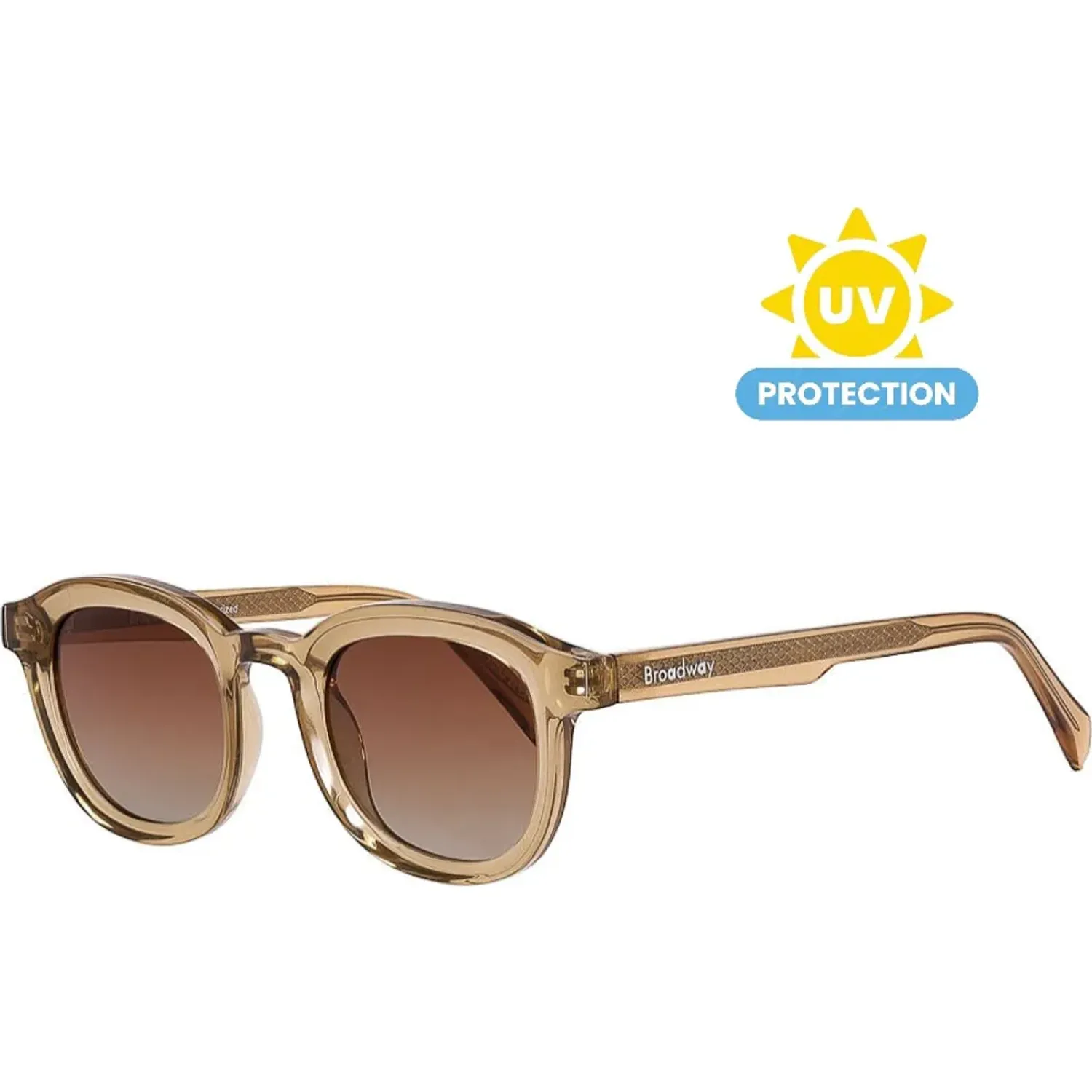 Lentes Broadway Lentes De Sol Unisex Broadway Brwmarmar010 color marron | Platanitos
