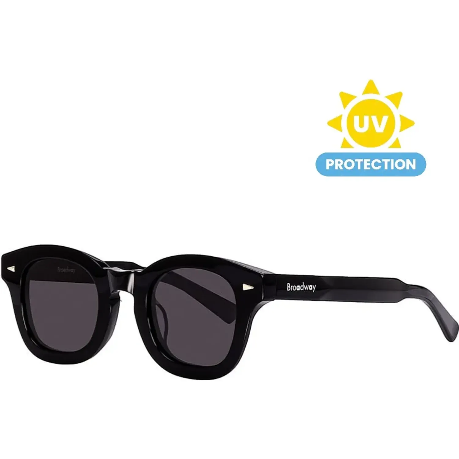 Lentes Broadway Lentes De Sol Unisex Broadway Brwneghum107 color negro | Platanitos