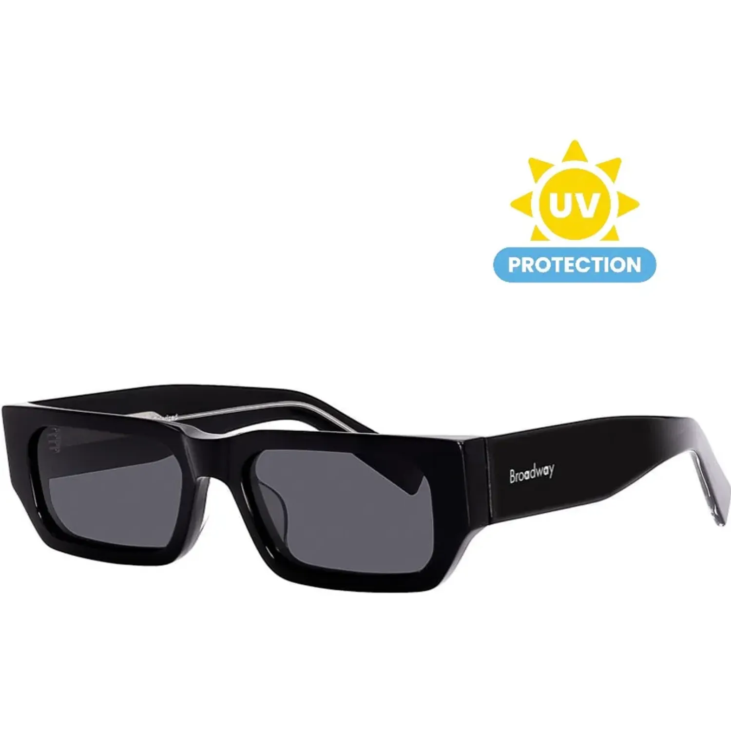 Lentes Broadway Lentes De Sol Mujer Broadway Brwneghum125 color negro | Platanitos