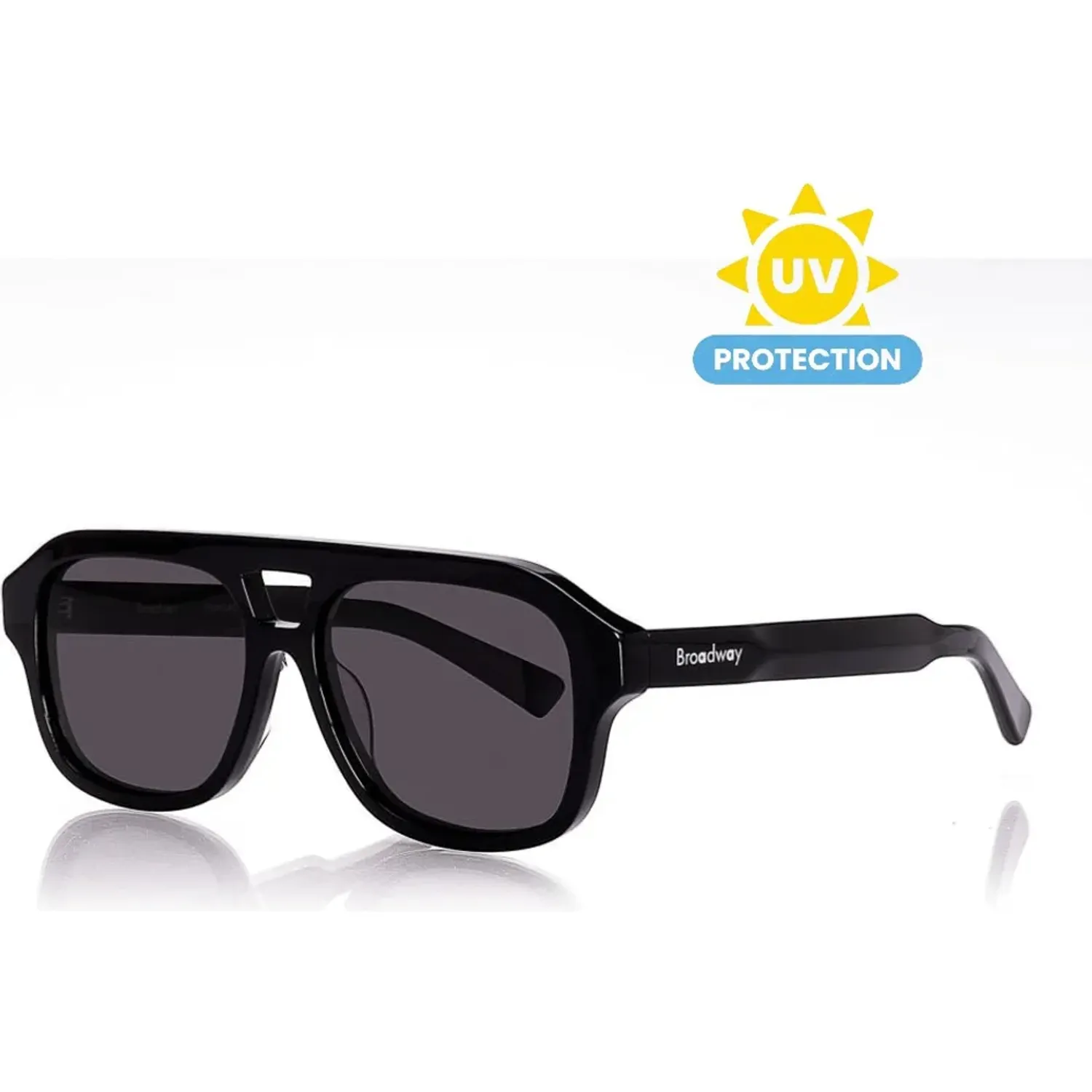 BROADWAY LENTES Lentes Broadway Lentes De Sol Hombre Broadway Brwneghum102 color negro | Platanitos