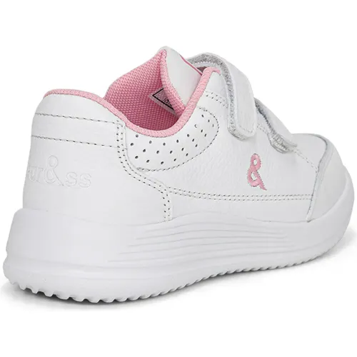 PAR&SS KIDS Zapatillas Escolares De Cuero Niños Ce26q1-196