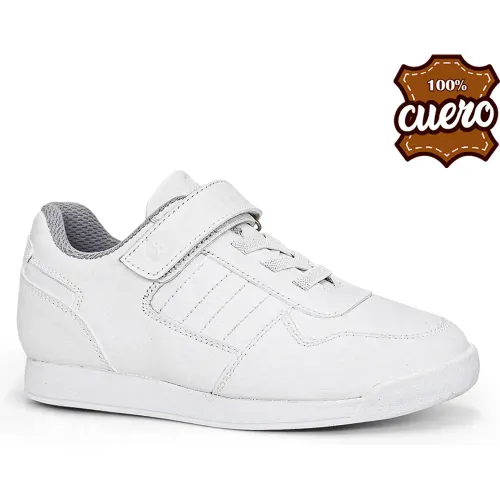 PAR&SS KIDS Blanco de Niña modelo Zapatillas Escolares De Cuero Niños Ja26q1-Cg908n blancos niña 2026020521503891575 Memory Foam Eva