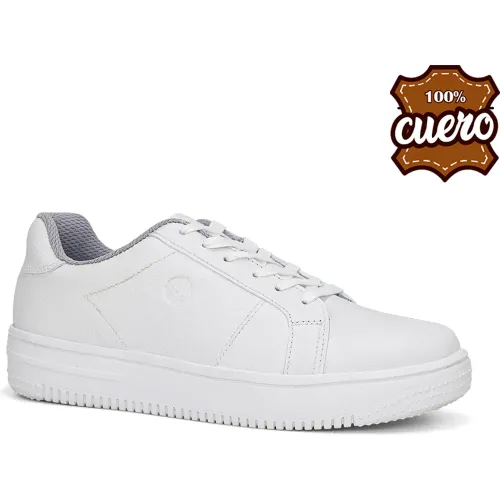 PAR&SS Blanco de Niña / Niño modelo Zapatillas Escolares De Cuero Juvenil Ja26q1-Cg860 blancos niña 2026020521503891593 Memory Foam Eva