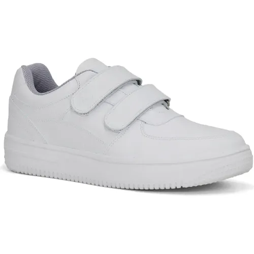 PAR&SS Blanco de Niña / Niño modelo Zapatillas Escolares De Cuero Juvenil Ja26q1-Cg921 blancos niña 2026020521503891623 Memory Foam Eva