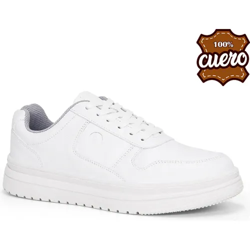PAR&SS Blanco de Niña / Niño modelo Zapatillas Escolares De Cuero Juvenil Ja26q1-Cg817 blancos niña 2026020521503891881 Memory Foam Eva